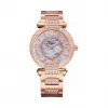 萧邦/Chopard Imperiale系列 自动机械机芯 18k玫瑰金镶钻 女表 384242-5008