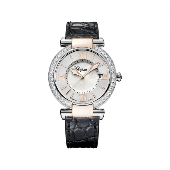萧邦/Chopard Imperiale系列 石英机芯 18K玫瑰金和精钢 女表 388532-6003