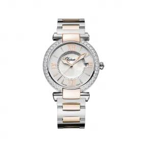 萧邦/Chopard Imperiale系列 石英机芯 18k玫瑰金，精钢镶钻 女表 388532-6004