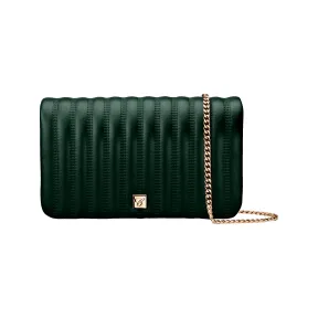 萧邦/Chopard ICE CUBE迷你链包 绿色绗缝小牛皮 | 95000-1060