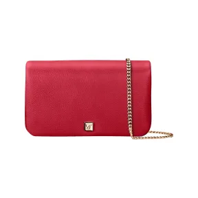 萧邦/Chopard ICE CUBE迷你链包 红色粒面小牛皮 | 95000-1105
