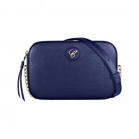 萧邦/Chopard HAPPY SPORT CAMERA包 海军蓝粒面小牛皮 | 95000-1113