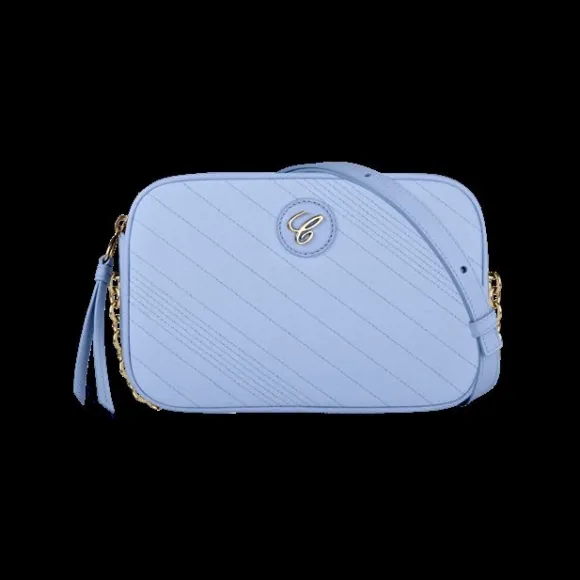 萧邦/Chopard HAPPY SPORT CAMERA包 淡蓝色牛仔布 | 95000-1116