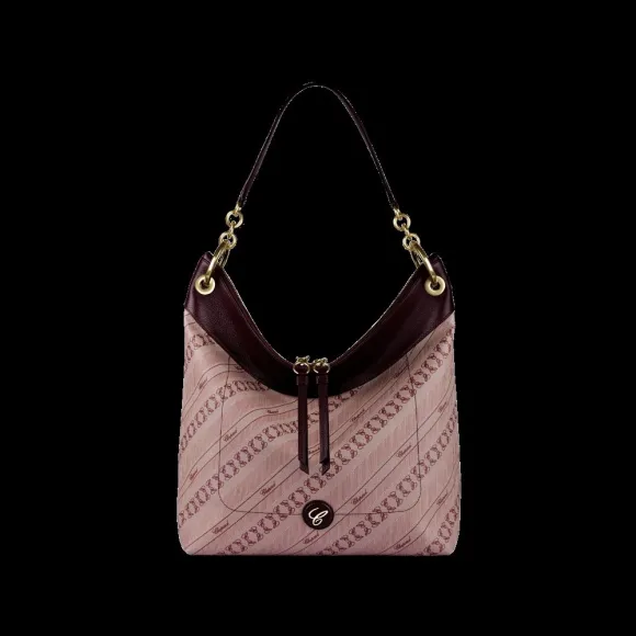 萧邦/Chopard HAPPY SPORT HOBO包 波尔多红帆布 | 95000-1136