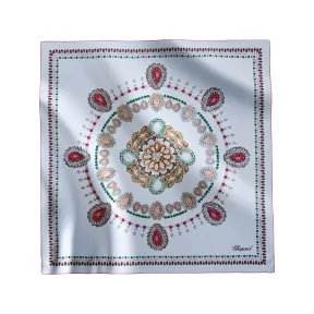 萧邦/Chopard PRECIOUS LACE围巾 天蓝色 - 90 X 90 CM | 95002-0695