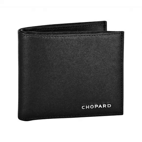 萧邦/Chopard CLASSIC小号零钱包 黑色粒面小牛皮 | 95012-0346