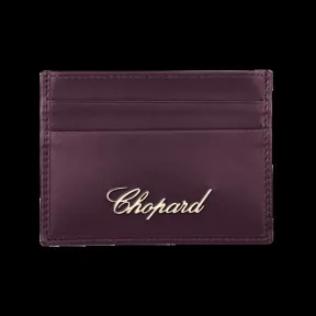 萧邦/Chopard bordeaux 小牛皮 卡包 95015-0534