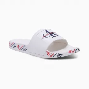 Calvin Klein 女鞋 时尚简便撞色Logo居家拖鞋 B4R0901Ft-配件系列