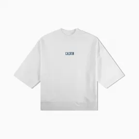 卡尔文·克莱恩/Calvin Klein CALVIN KLEIN女装新款纯棉Logo圆领休闲卫衣 J212334-牛仔休闲系列