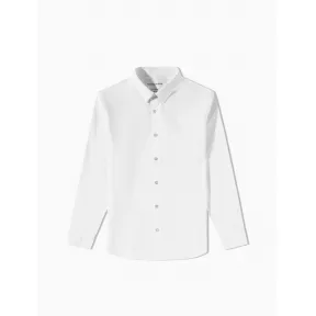 卡尔文·克莱恩/Calvin Klein CALVIN KLEIN 男装翻领休闲纹长袖衬衫J315145-牛仔休闲系列