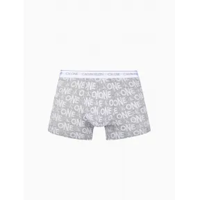卡尔文·克莱恩/Calvin Klein CK ONE系列 CALVIN KLEIN 男士循环Logo腰边弹平角内裤 NB2216-内衣系列