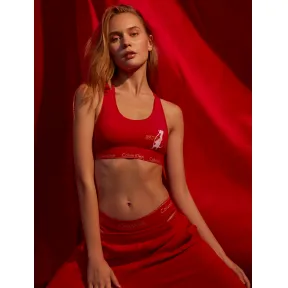 Calvin Klein【鼠年新春系列】女装红色轻盈舒适内衣文胸 Qf5947Ad-内衣系列