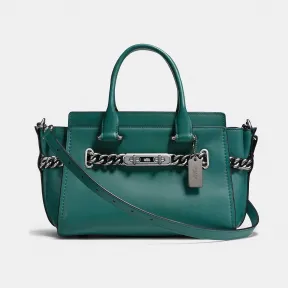 蔻驰/Coach 铬鞣皮革COACH ID SWAGGER 27手袋 12119 DKM7Q