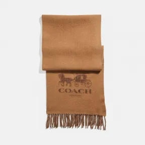 蔻驰/Coach 山羊绒拼色LOGO围巾 12166 CASD