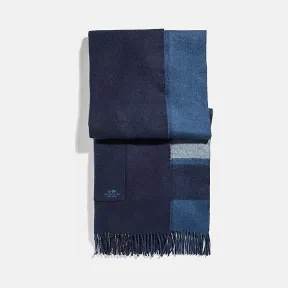 蔻驰/Coach 大尺寸双面格纹山羊绒围巾 18769 DEI