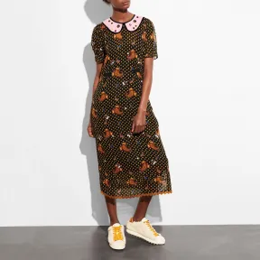 蔻驰/Coach 刺绣BOUQUET长裙 20205 BLC