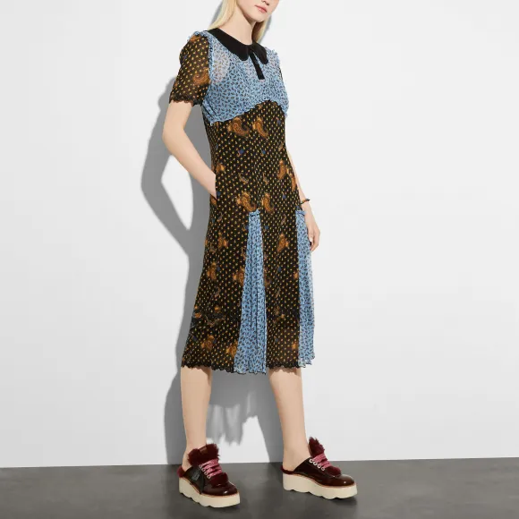 蔻驰/Coach 混合印花裙 20209 LJF