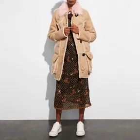 蔻驰/Coach 羊毛皮DRIFTER外套 20226 TN2