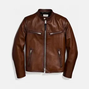 蔻驰/Coach 真皮机车夹克 21840 CWH