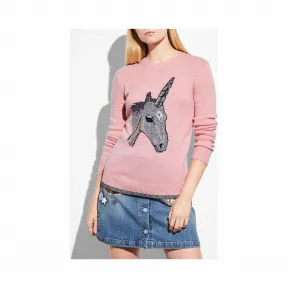 蔻驰/Coach 独角兽嵌花毛衣 26399 PIN