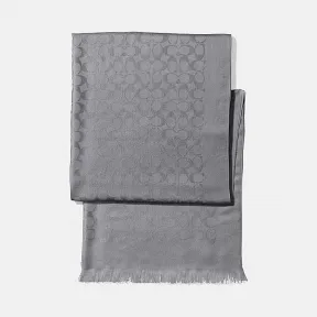 蔻驰/Coach 经典标志金属光泽披肩 27560_HGR