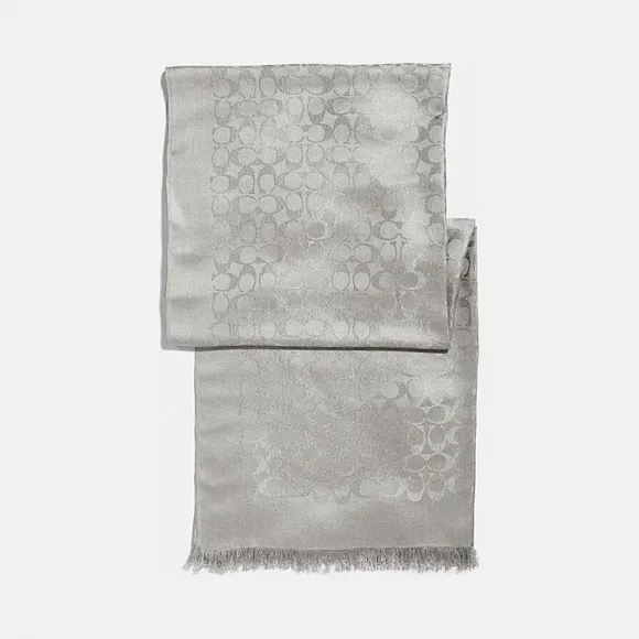 蔻驰/Coach 经典标志金属光泽披肩 27560_LEB