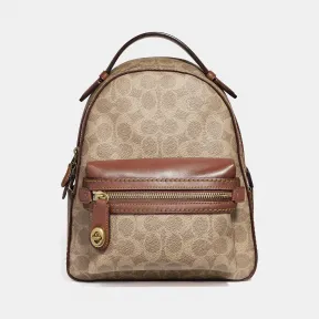 蔻驰/Coach 经典标志帆布CAMPUS 23双肩包 32715 B4NQ4