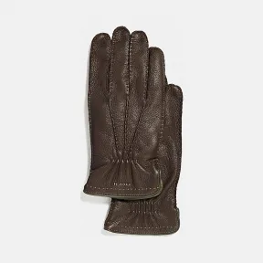 蔻驰/Coach 鹿皮手套 33086 MAH