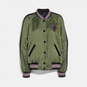 蔻驰/Coach 双面缎料VARSITY外套 33151 A8R