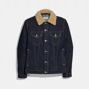 蔻驰/Coach 翻毛衣领牛仔夹克 34234 DDE