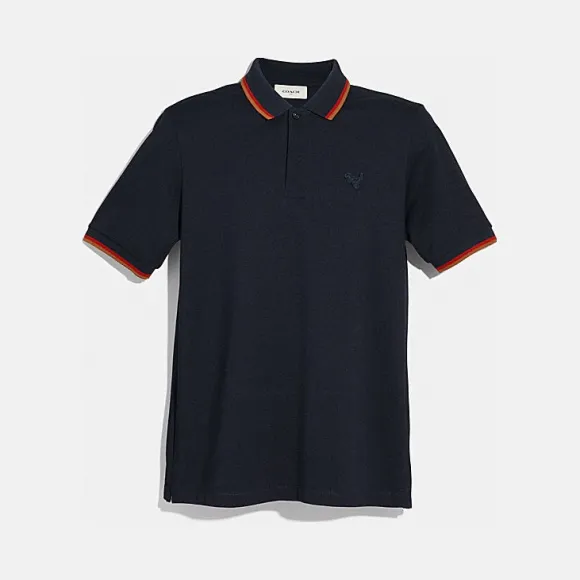 蔻驰/Coach  REXY拼缀POLO衫 34289_DNA_L