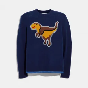 蔻驰/Coach REXY嵌花毛衣 41356 NAV