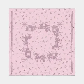 蔻驰/Coach 马车图案真丝方围巾 41898 AOM