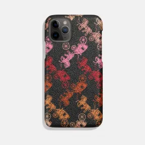 蔻驰/Coach  马车图案印花IPHONE 11 PRO保护套 4314_BLC_ONE