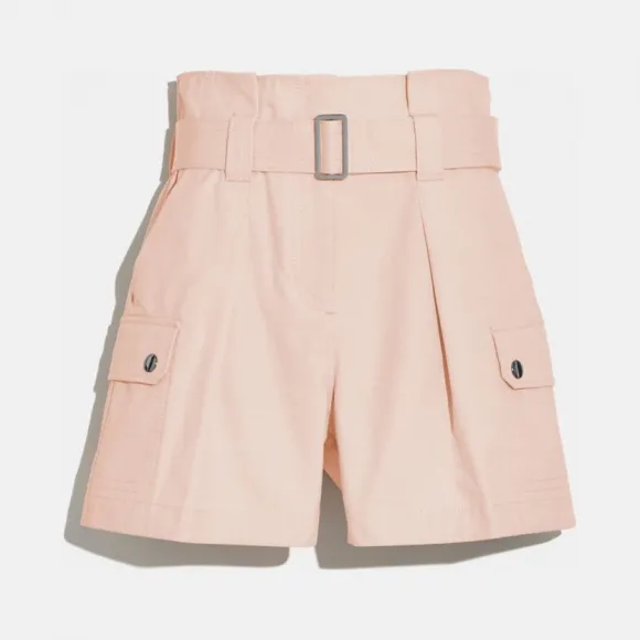 蔻驰/Coach  女士 棉质腰带短裤 4383-PCH-0