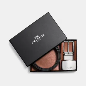 蔻驰/Coach 宽款可裁剪双面PLAQUE皮带 55229 BKMA