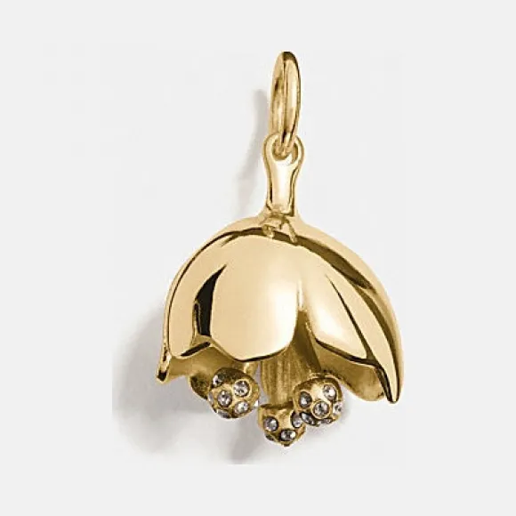 蔻驰/Coach 茶玫瑰挂件 56769_GLD