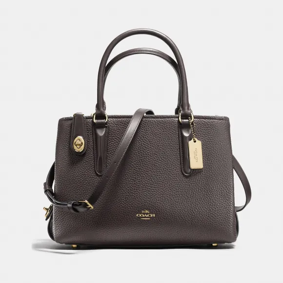 蔻驰/Coach 粒面皮革BROOKYLN 28 CARRYALL手提包 56839 LIMHF