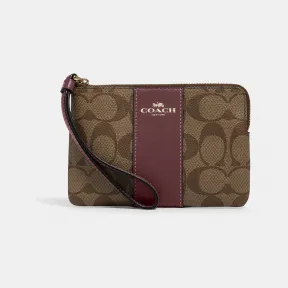 蔻驰/Coach 标志性帆布角拉链腕带 58035-IMD0B