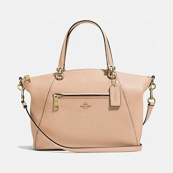 蔻驰/Coach 抛光粒面皮革PRAIRIE手提包 58874 LIEQO