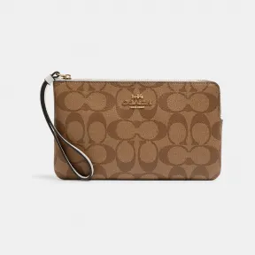 蔻驰/Coach 标志性帆布大角拉链腕带 6648-IMDJ8