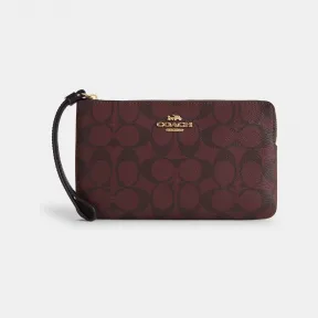 蔻驰/Coach 标志性帆布大角拉链腕带 6648-IMFCG