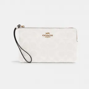 蔻驰/Coach 标志性帆布大角拉链腕带 6648-IMRFF