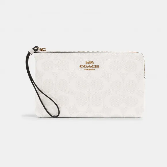 蔻驰/Coach 标志性帆布大角拉链腕带 6648-IMRFF