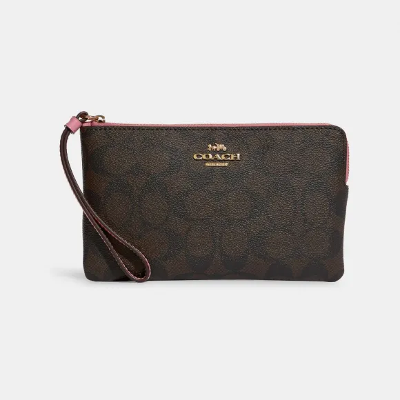 蔻驰/Coach 标志性帆布大角拉链腕带 6648-IMTL9