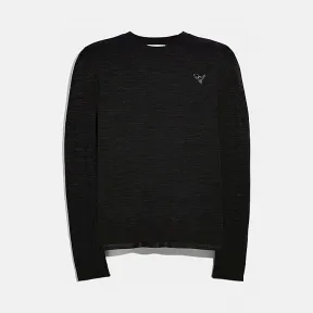 蔻驰/Coach REXY贴花水手领毛衣 69161 BLK