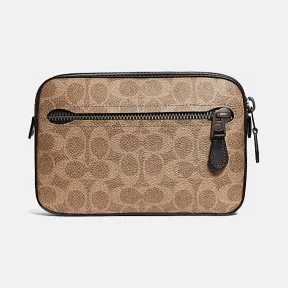 蔻驰/Coach 经典标志帆布METROPOLITAN柔软腰包 69355 JIKHA