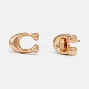 蔻驰/Coach 经典标志耳环 69598 GLD
