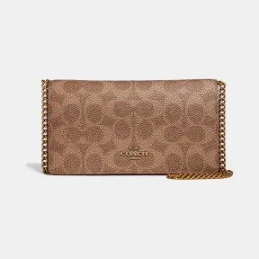 蔻驰/Coach 拼色经典标志帆布多功能腰包 72161 B4NQ4