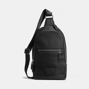 蔻驰/Coach RIP AND REPAIR抛光粒面皮革CAMPUS双肩包 72321 QBBK